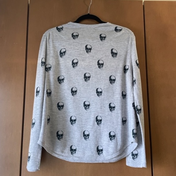 Skull Cashmere Aya V Neck Knit Sweater - Picture 7 of 11